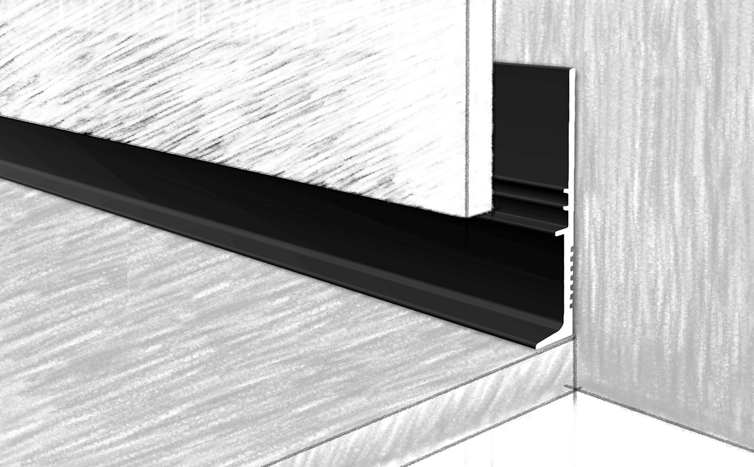 Потайной плинтус ПП47