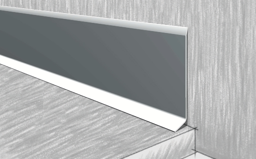 Плинтус из нержавеющей стали НП1-60